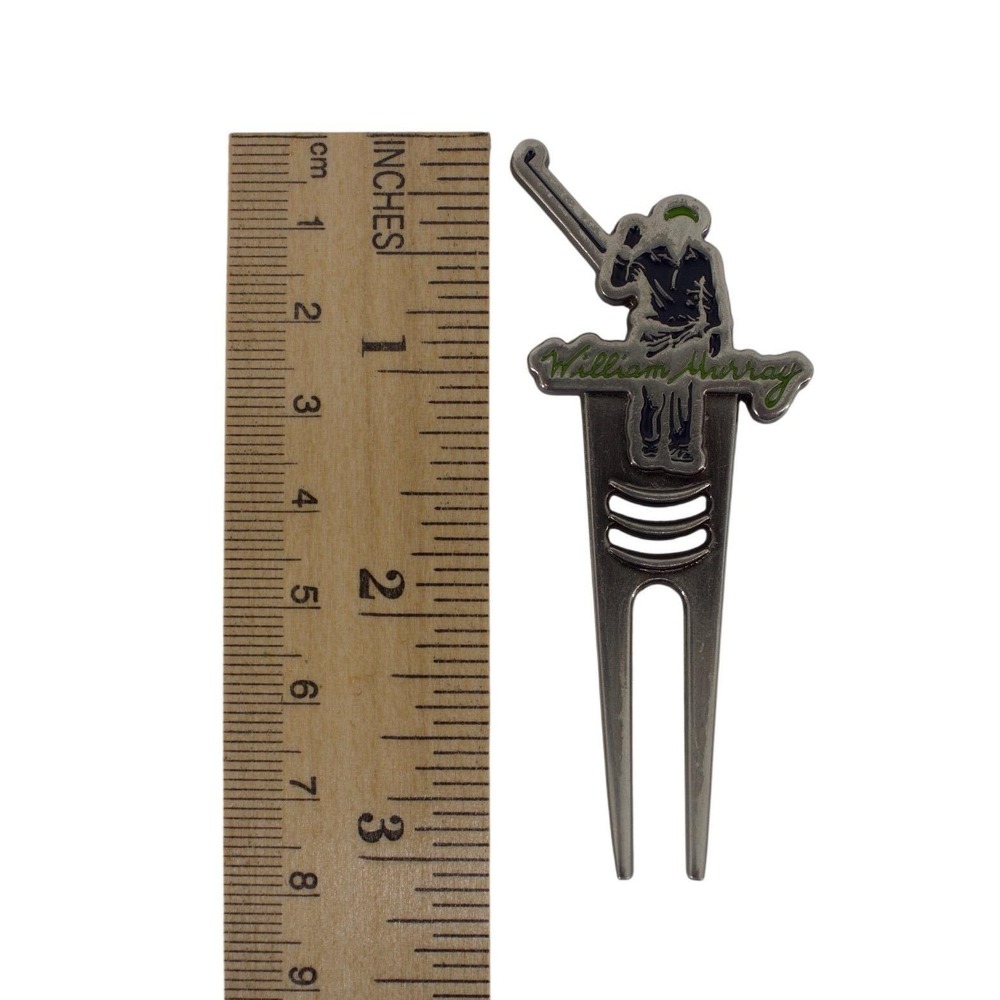 William Murray Divot Tool Unisex Invisible Man Silver Golf Accessory EXCELLENT
